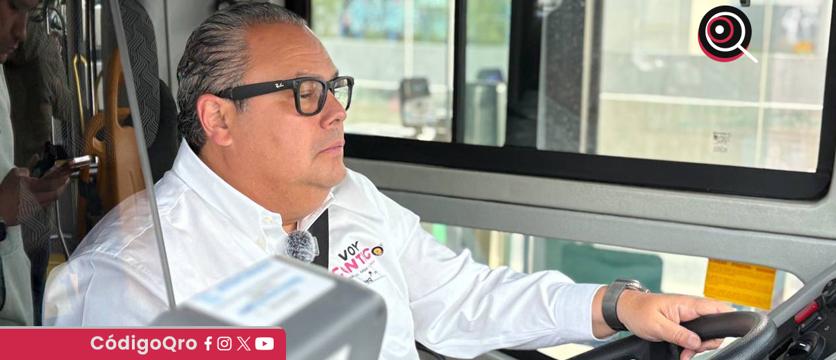 Gerard Cuanalo condujo la ruta T11 de Qrobús