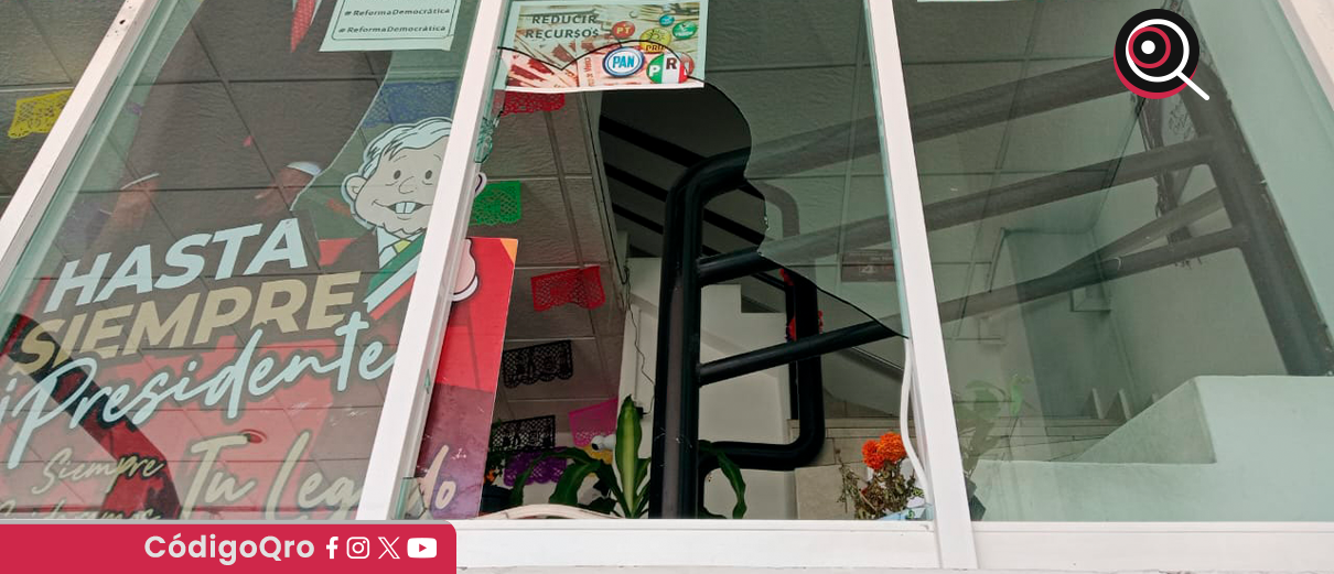 Morena, violencia política, vandalización, oficinas,