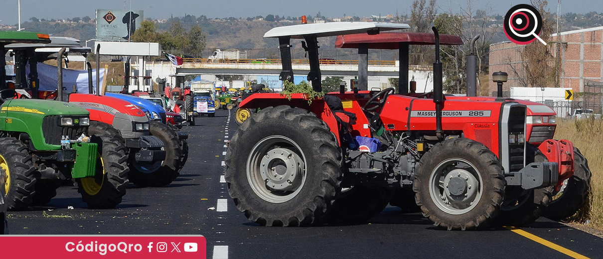 Agricultores mantienen bloqueos en Guanajuato, Jalisco y Michoacán