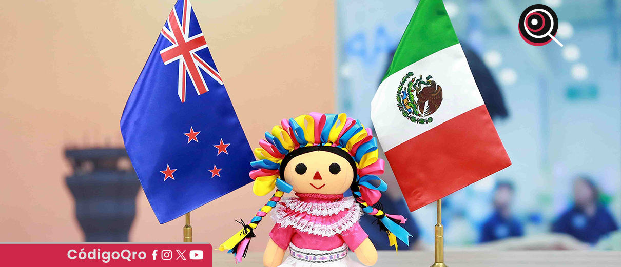 El titular de Sedesu se reunió con la embajadora de Nueva Zelanda en México