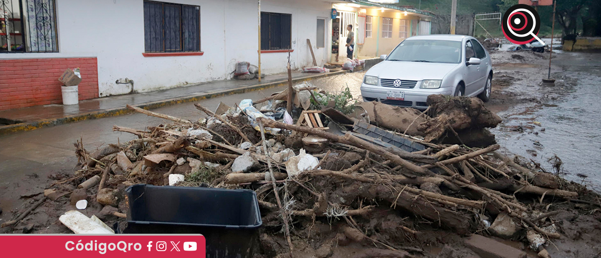 Veracruz, Puebla, Hidalgo, Querétaro y San Luis Potosí son los más afectados por las lluvias