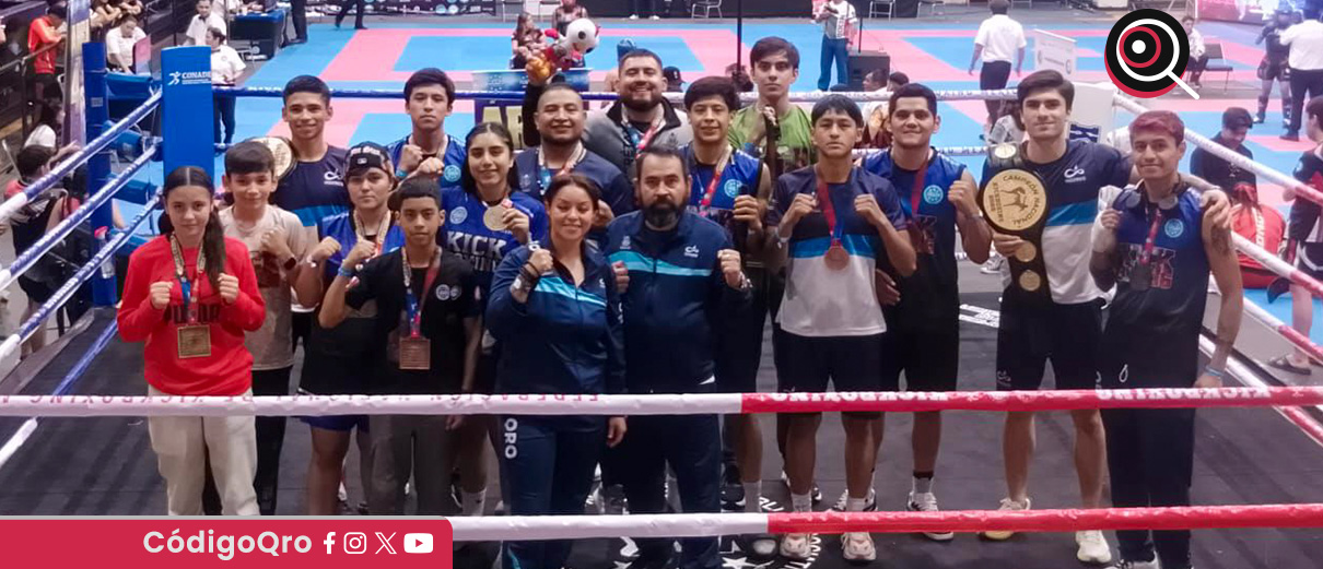 Queretanos ganana 68 medallas en Campeonato Nacional de Kickboxing