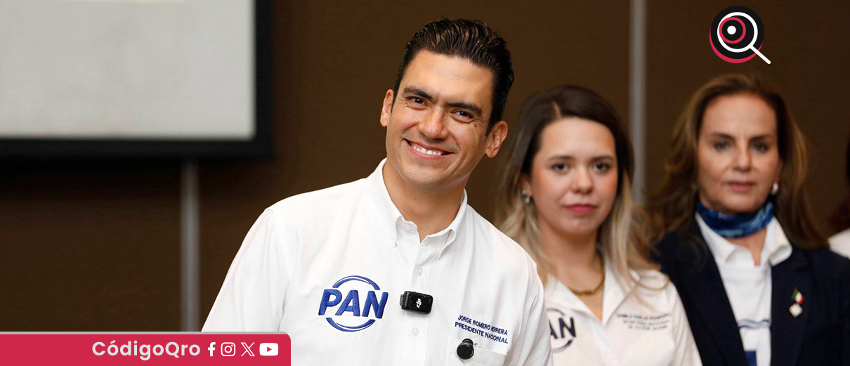 Jorge Romero, líder nacional del PAN, estuvo de visita en Querétaro