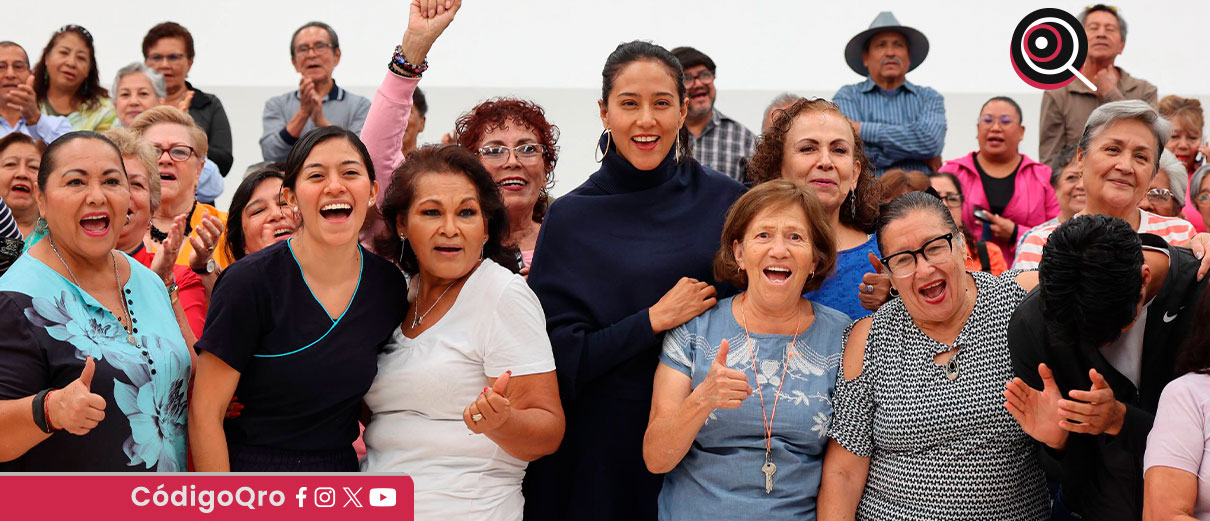 INDEREQ, adultos mayores, Iridia Salazar