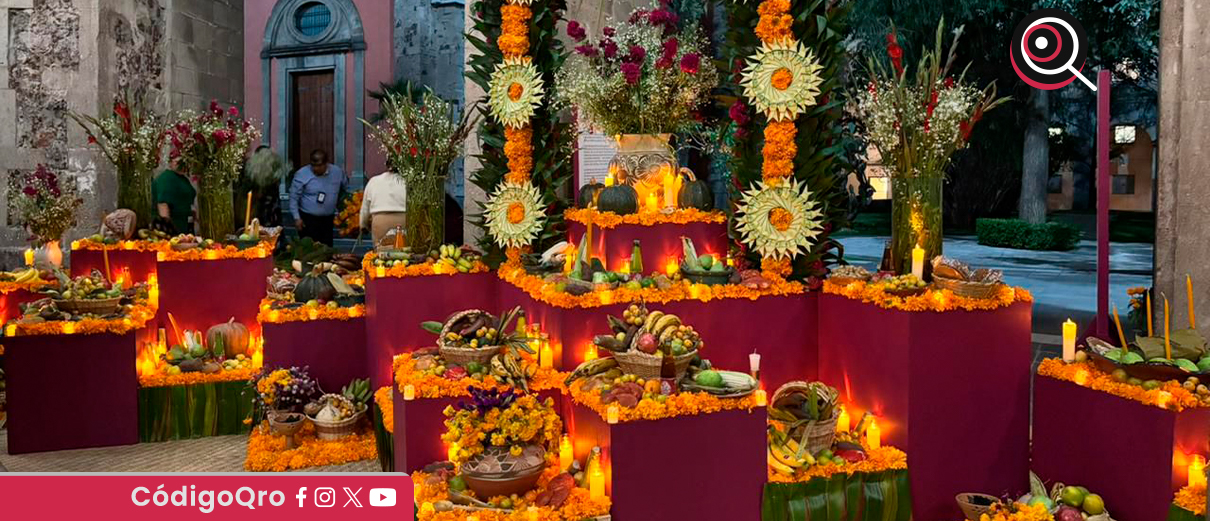 Querétaro, ofrenda, Palacio Nacional,