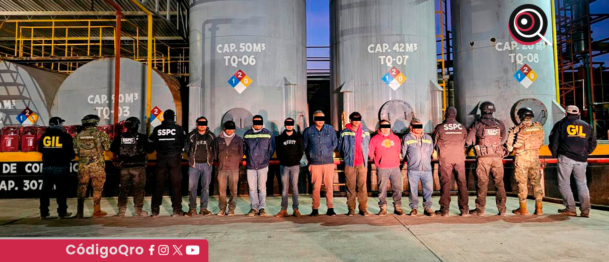 aseguran, hidrocarburo, detienen, 8 sujetos, Veracruz,