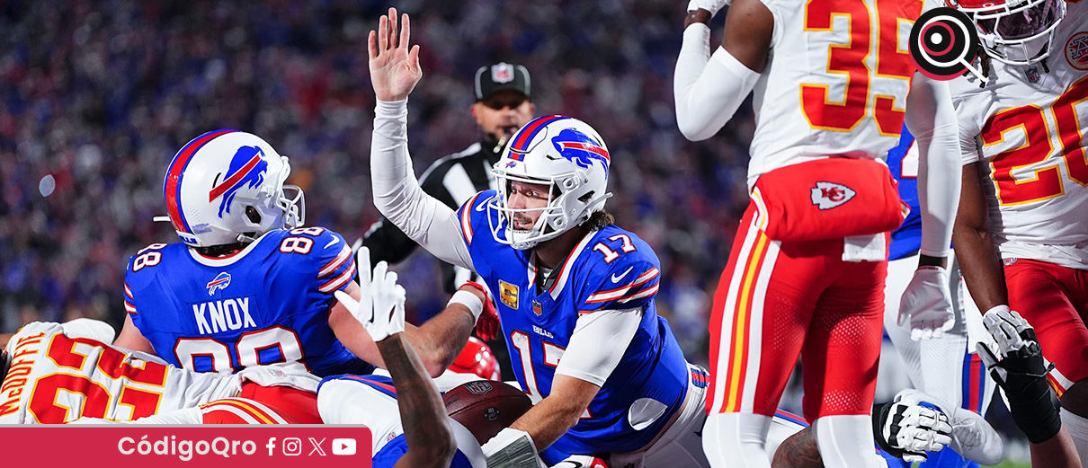 Josh Allen fue figura en el triunfo de los Bills frente a los Chiefs