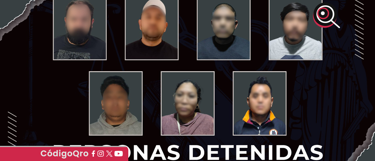 siete, detenidos, 12 cateos, Ezequiel Montes, Colón, SJR,
