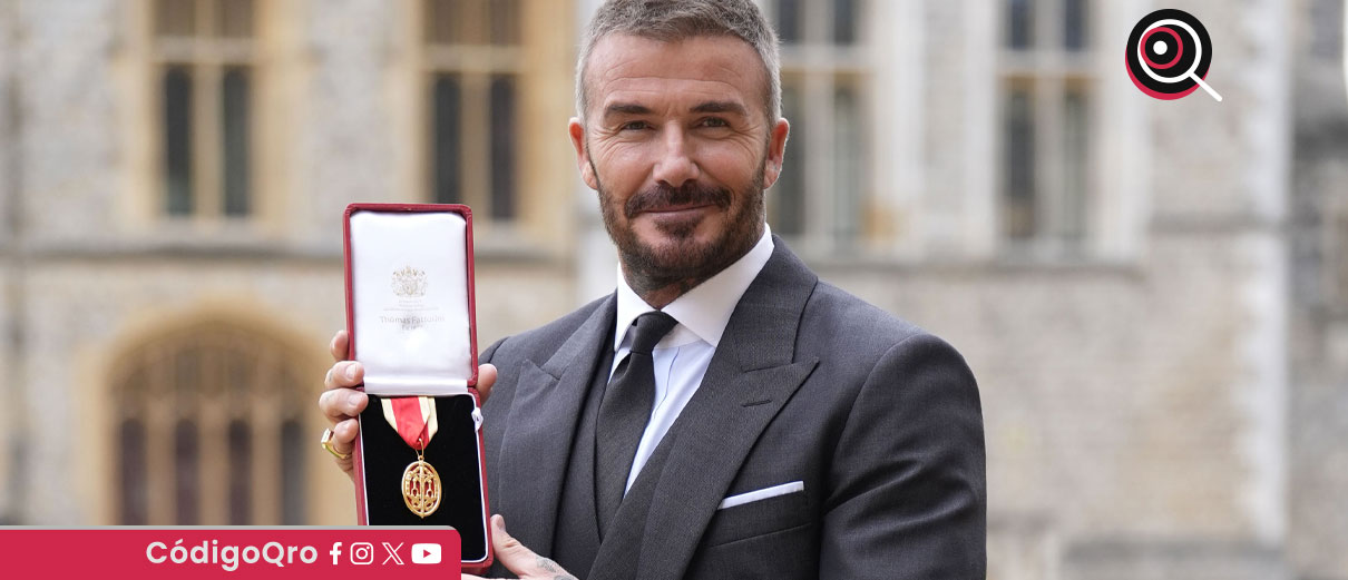 David Beckham es nombrado caballero, Beckham, rey Carlos III