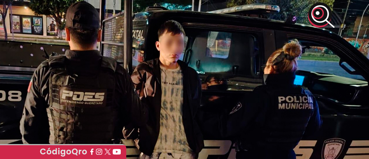 Detiene a uno por robo en joyería de Puerta La Victoria