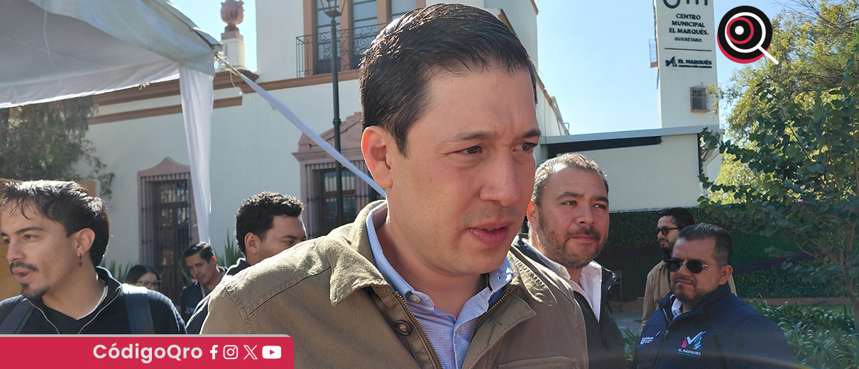 El presidente municipal de El Marqués, Rodrigo Monsalvo, admitió dudas sobre las obras secundarias en Los Héroes