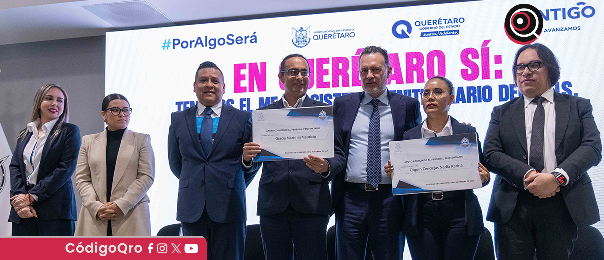 El gobernador Mauricio Kuri reconoció a los elementos del Sistema Penitenciario