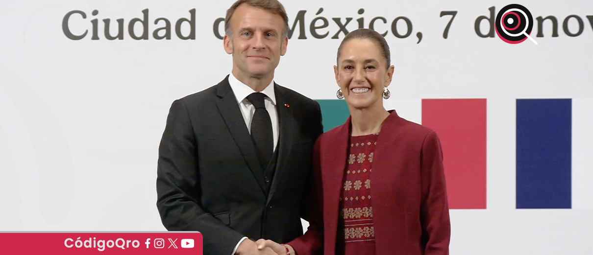 Sheinbaum, Macron, soberanía, lucha, crimen,