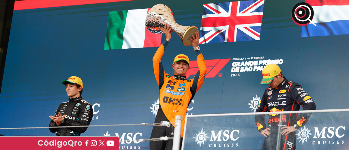 Lando Norris ganó el Gran Premio de Sao Paulo