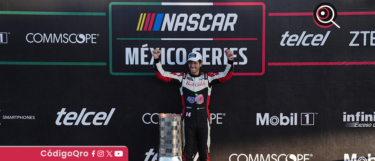 Alex de Alba ganó el título de la Nascar México 2025