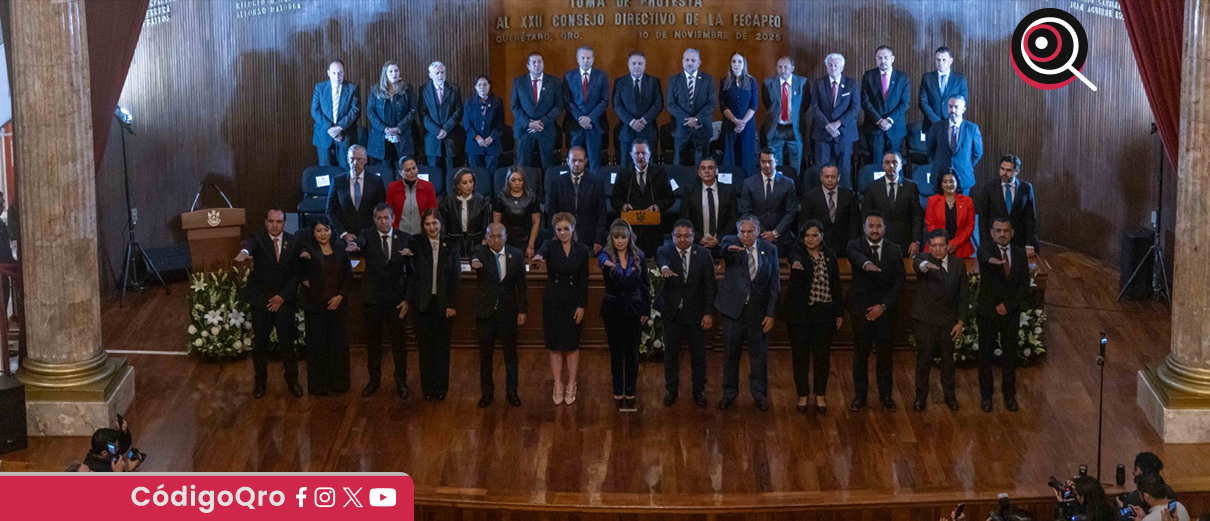 Mayela Portos Hernández rindió protesta como presidenta de la Fecapeq