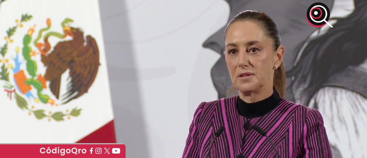 Sheinbaum, colocación, vallas, Palacio Nacional,