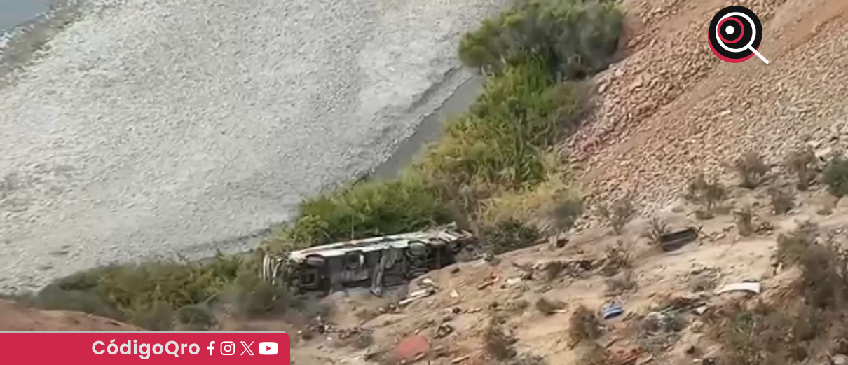 caída, autobús, Perú, 37 muertos,