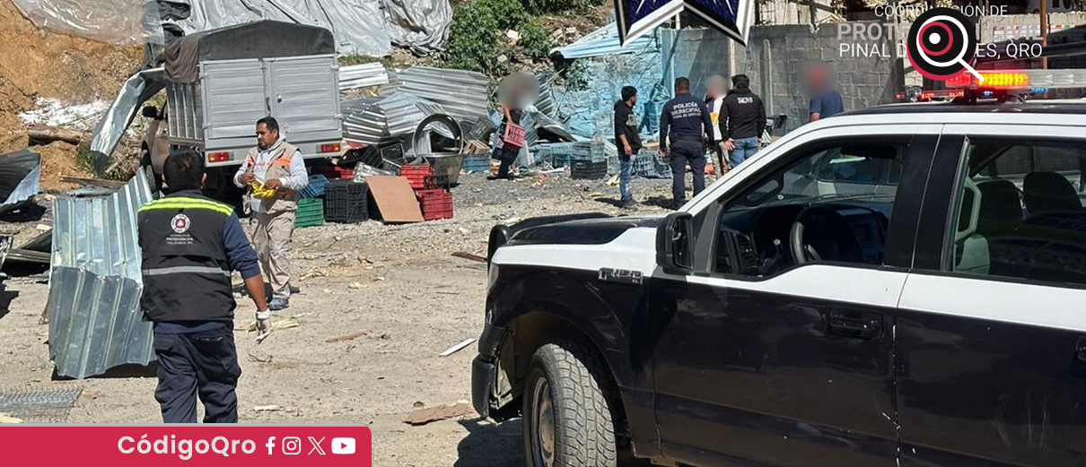 Una explosión de pirotecnia dejó 9 personas lesionadas en Pinal de Amoles