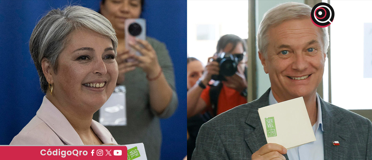 Jeannette Jara y José Antonio Kast irán a segunda vuelta electoral en Chile