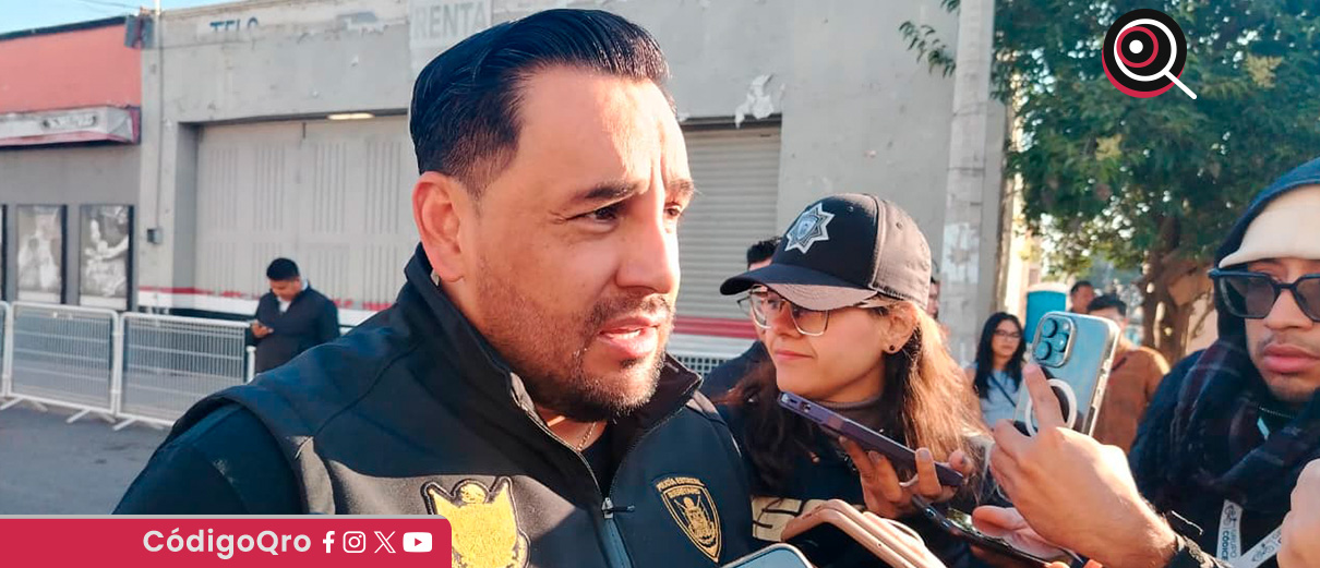 El titular de SSC, Iován Elías Pérez Hernández, reportó 2 detenidos por fardería durante el Buen Fin