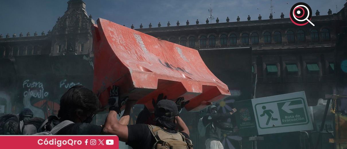 La presidenta Claudia Sheinbaum condenó la presencia de grupos violentos en la marcha de la Generación Z