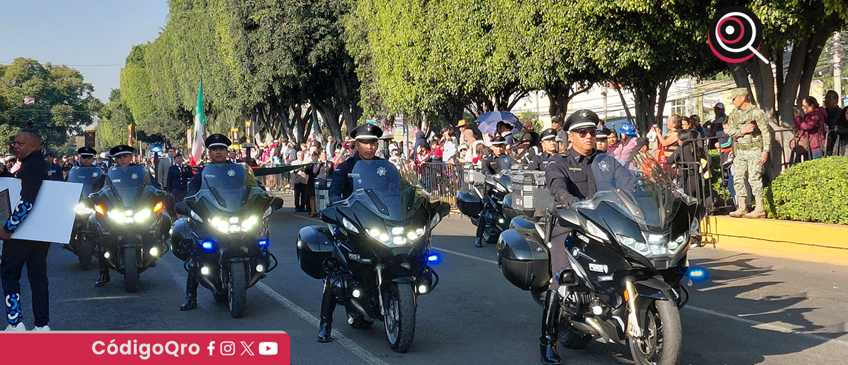 Más de 15 mil personas presenciaron el defile de la Revolución Mexicana