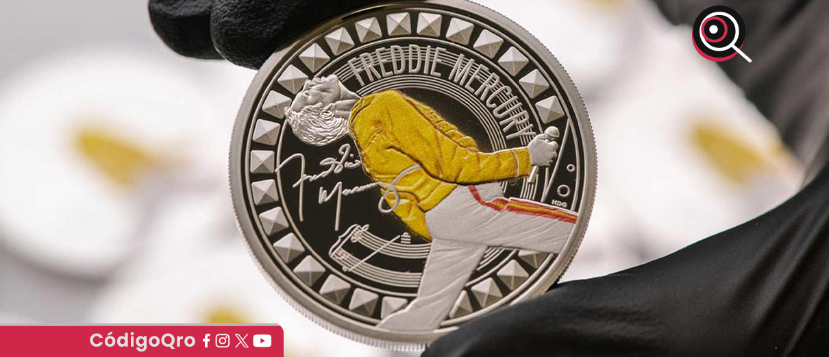 moneda, Freddie Mercury