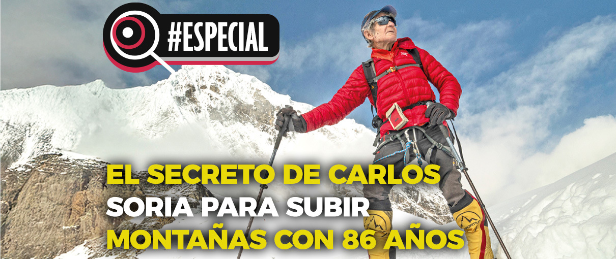 El secreto de Carlos Soria para subir montañas con 86 años