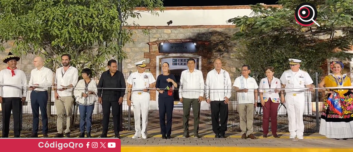 Sheinbaum, inaugura, estaciones, tramo 1, tren Interoceánico,