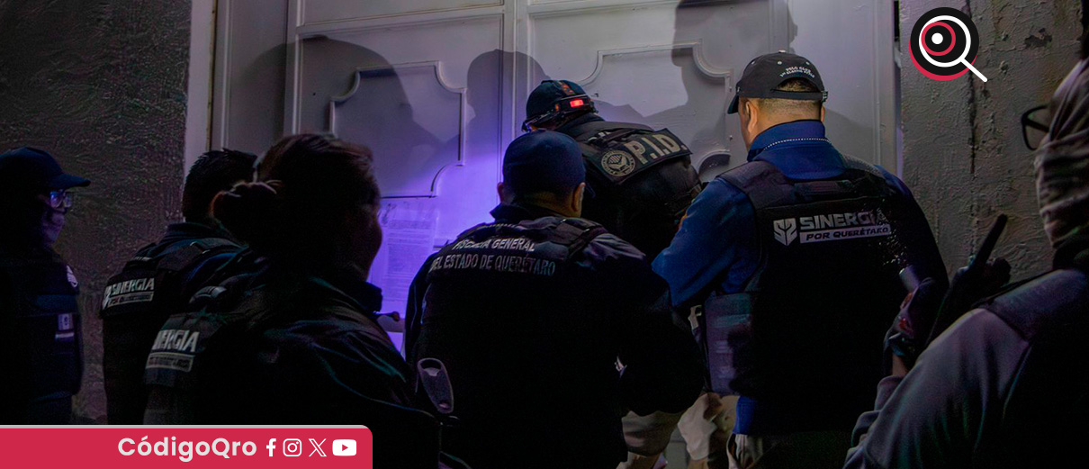 La Fiscalía General del Estado de Querétaro ejecutó 11 órdenes de cateo