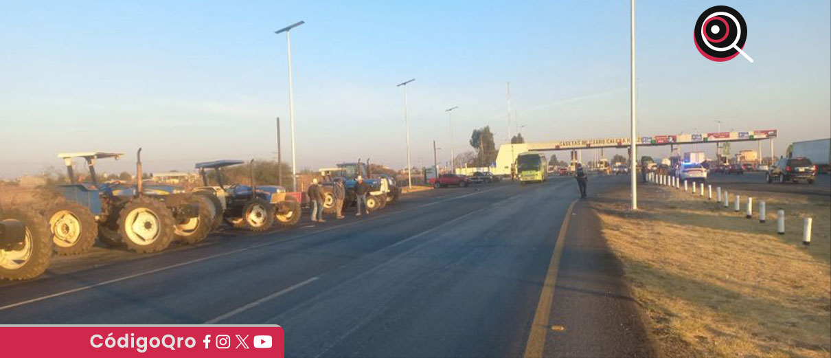 megabloqueo, 24 de noviembre, paro total de carreteras, paro, carreteras, México-Querétaro