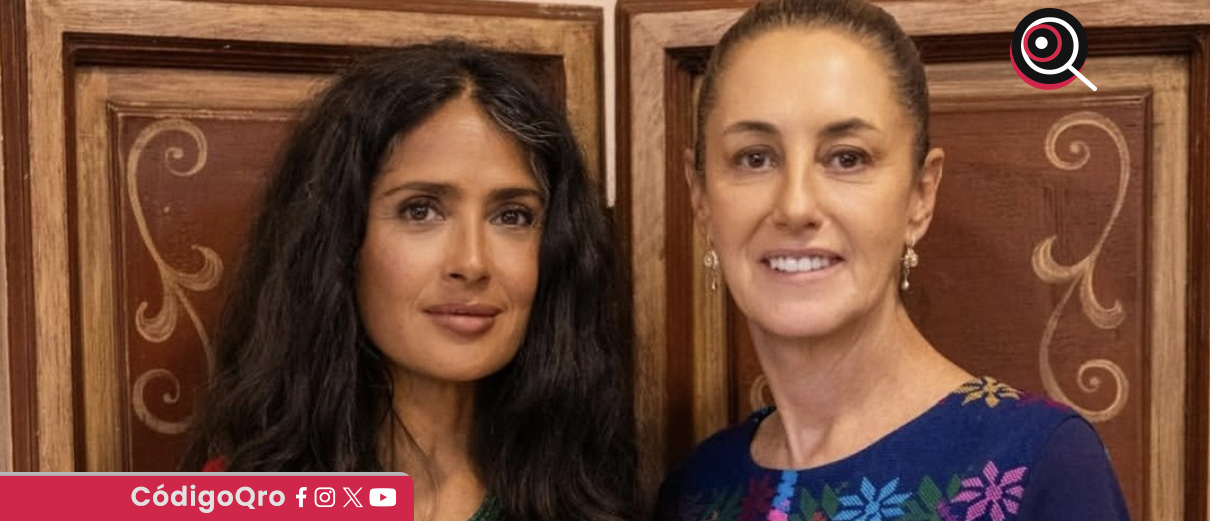 Claudia Sheinbaum, Salma Hayek