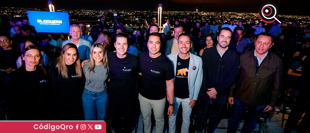 El alcalde de Querétaro, Felifer Macías, presentó la marca Bloquers