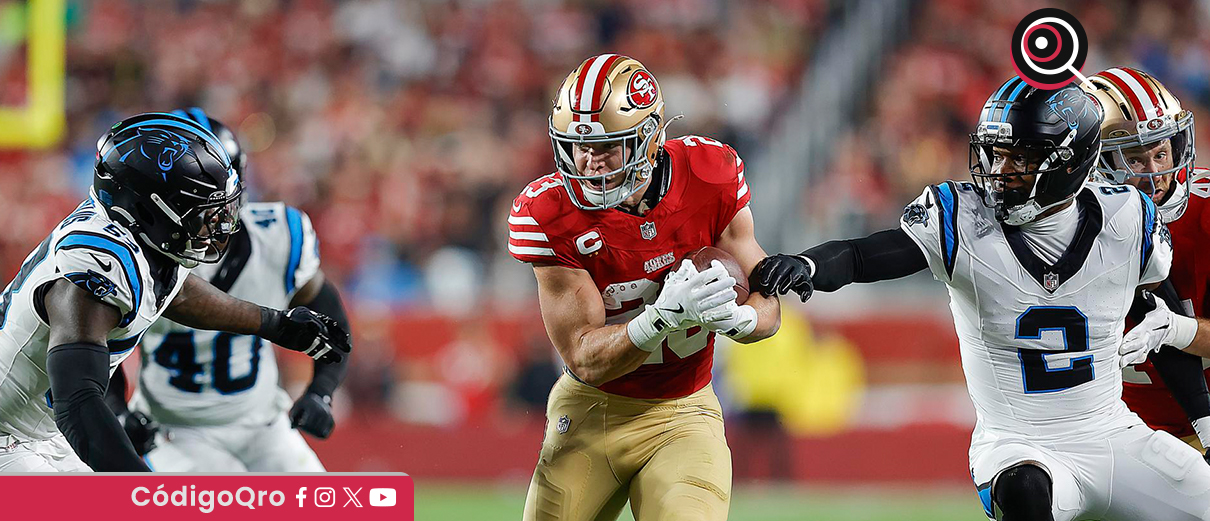 Los 49ers pasaron por encima de los Panthers en MNF
