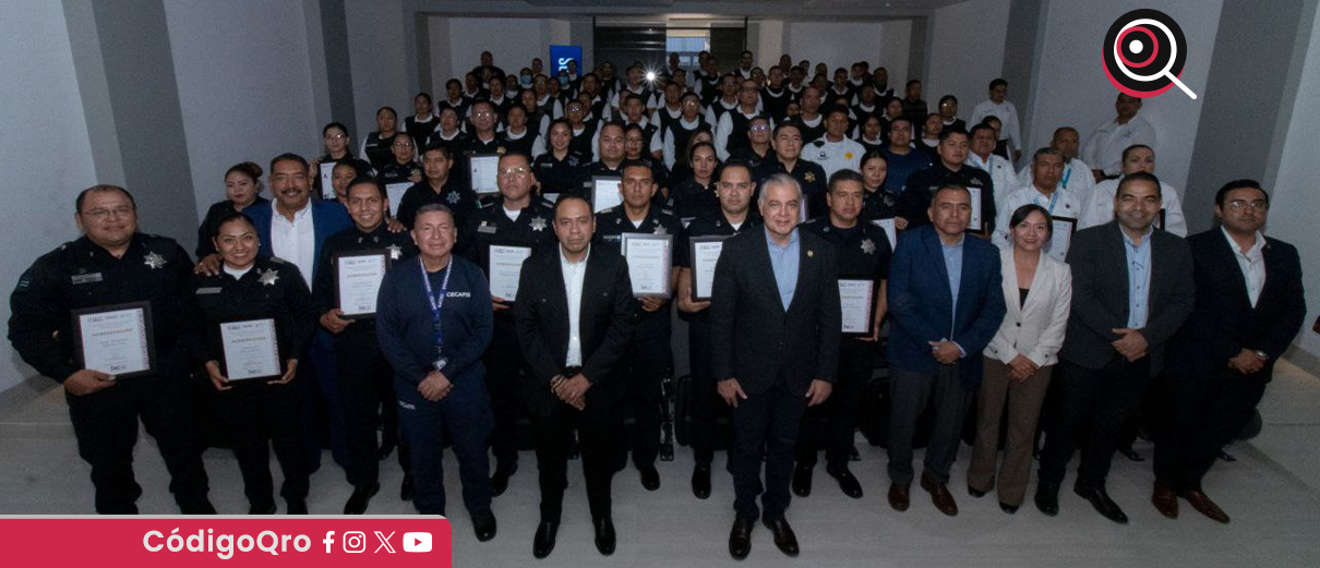 entrega, Cecafis, acreditaciones, certificaciones, policías,
