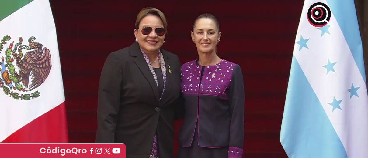 Claudia Sheinbaum, Xiomara Castro, Palacio Nacional,