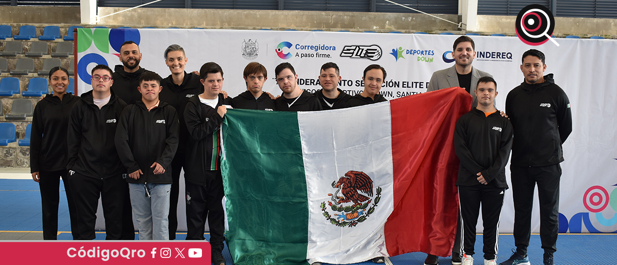 Abanderas a selección Elite México Down