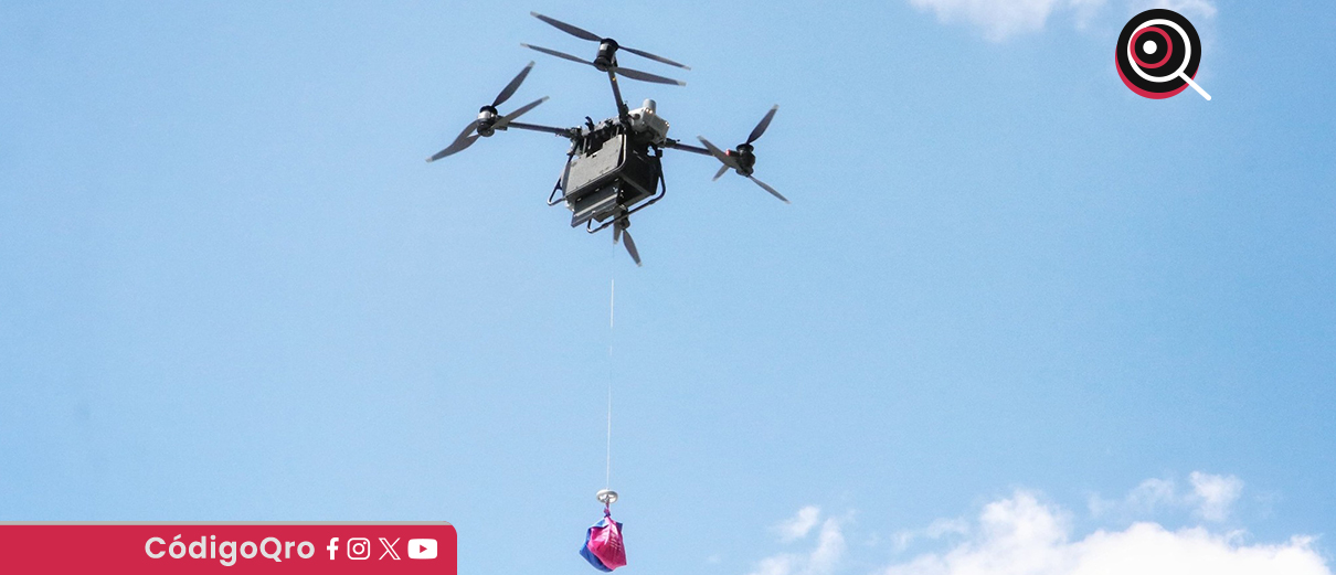 La entrega de paquetes con drones será una realidad en Querétaro