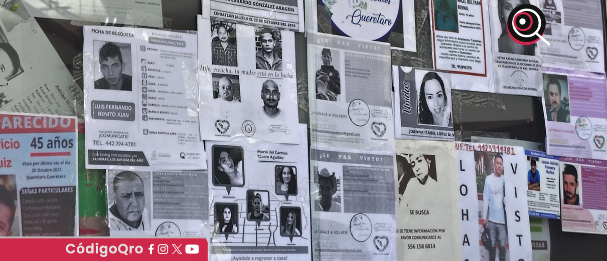 Denuncian falta de apoyo a familias de víctimas de desapariciones en Querétaro