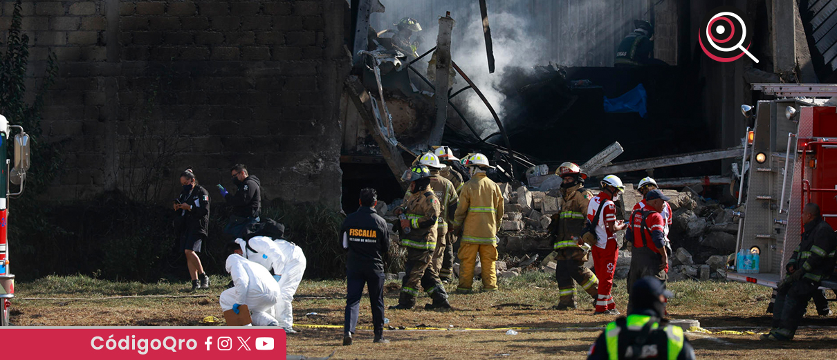 En el Aeropuerto Internacional de Toluca, un accidente aéreo dejó por lo menos 6 personas sin vida