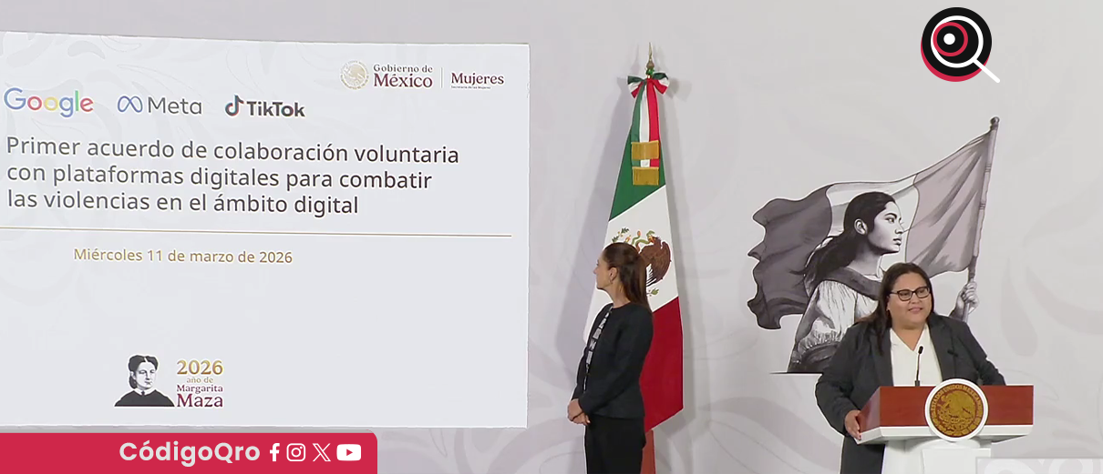 Gobierno firma acuerdo con plataformas para combatir violencia digital contra mujeres 