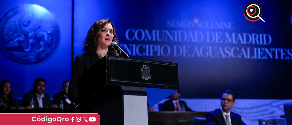 La presidenta de la Comunidad de Madrid, Isabel Díaz Ayuso, visitó el estado de Aguascalientes