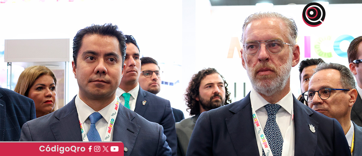 El presidente municipal de Querétaro, Felipe Fernando Macías Olvera, asiste a la Hannover Messe