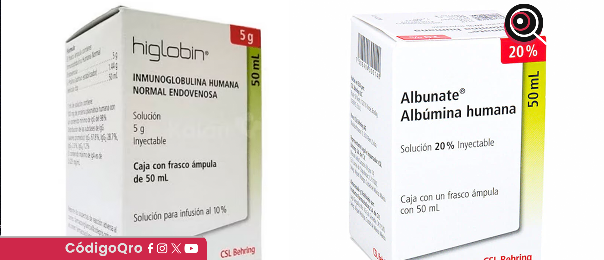 Cofepris, comercialización irregular, higlobin, Albunate,