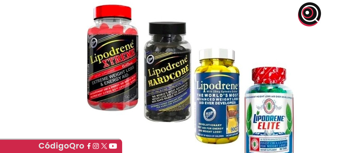 La Cofepris activó una alerta sanitaria por suplementos alimenticios Lipodrene