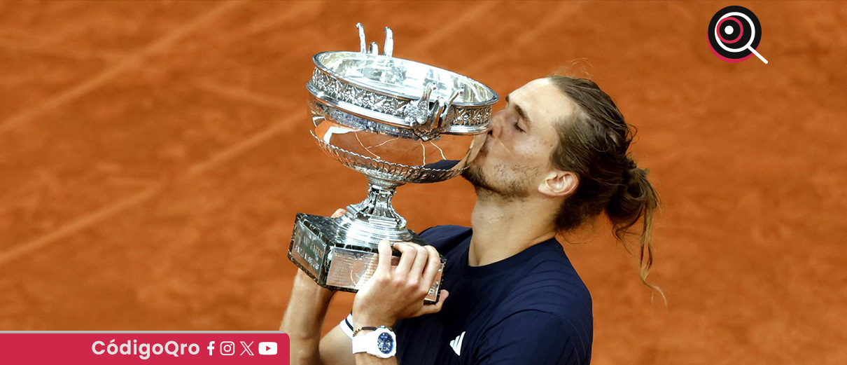 Alexander Zverev venció a Flavio Cobelli en la final de Ronald Garros