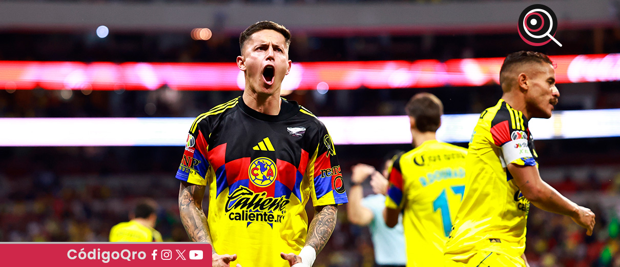 Un doblete de Brian Rodríguez marcó el triunfo del América 2-1 ante Toluca