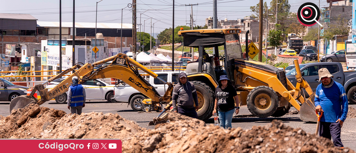 cierre parcial, glorieta, Blvd. Las Américas, socavón,
