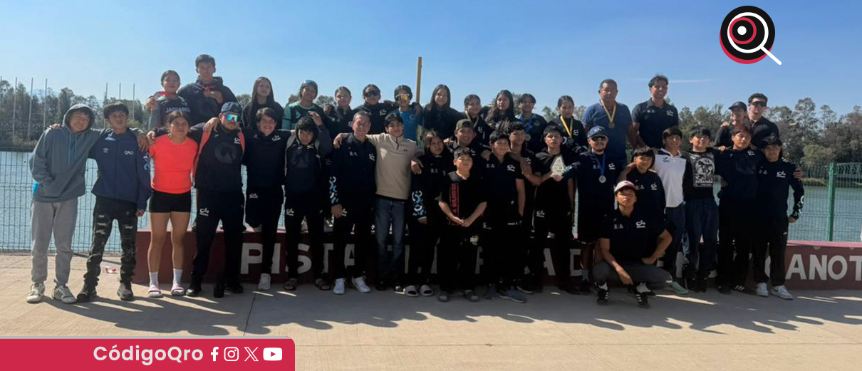 Atletas de Jalpan logran tercer lugar en Campeonato Nacional de Canotaje